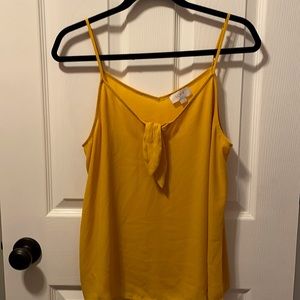 Yellow tank top from Loft in M
